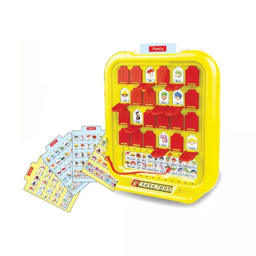 Ki kicsoda társasjáték, 4 variációval, 24x22 cm dobozban.