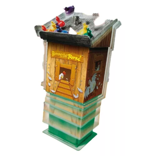 Tyúkólban ugrálva társasjáték - szórakoztató családi játék