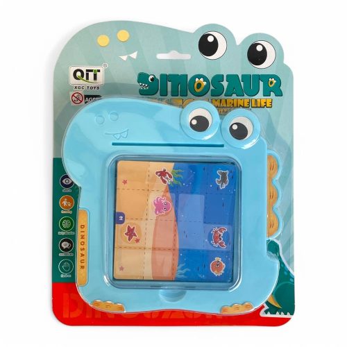 Képkirakó társasjáték dinoszaurusz mintákkal gyermekeknek.