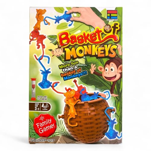 Egyensúlyozó majom társasjáték, izgalmas családi szórakozás.