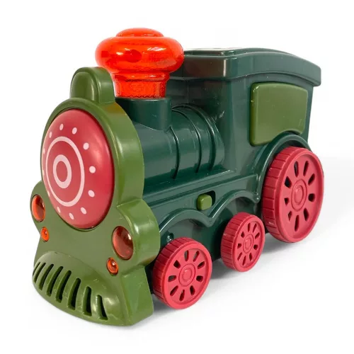 Eldöntős dominórakó mozdony hang- és fényhatásokkal.