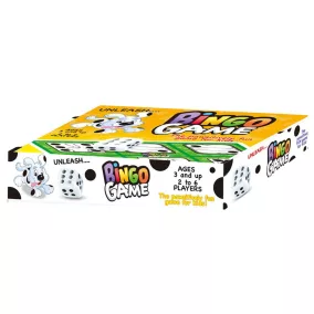 Bingo társasjáték dalmatákkal, 27x20 cm-es dobozban