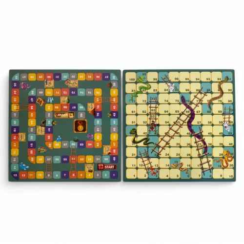 4 az 1-ben társasjáték: Kígyók és létrák, Ki nevet a végén