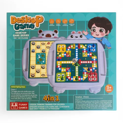 4 az 1-ben társasjáték: Kígyók és létrák, Ki nevet a végén