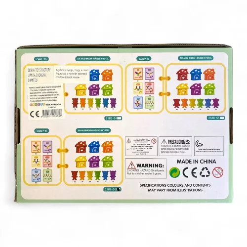 Gombaház építő társasjáték - kreatív szórakozás gyerekeknek