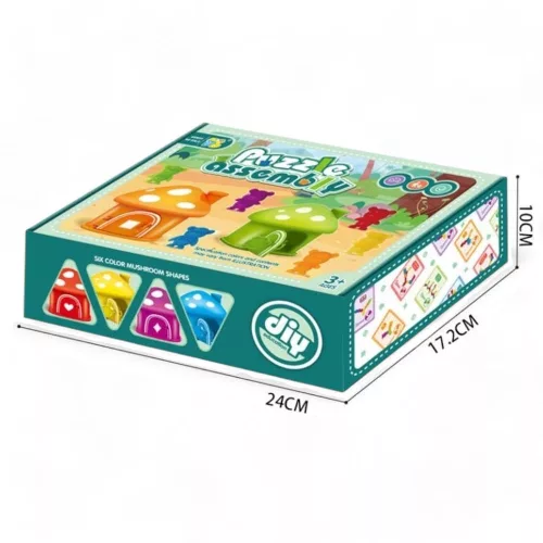 Gombaház építő társasjáték - kreatív szórakozás gyerekeknek