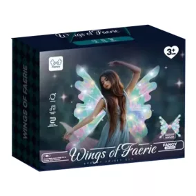   Tündérszárny jelmez, zenél és világít, 2 színben, 29x24 cm.