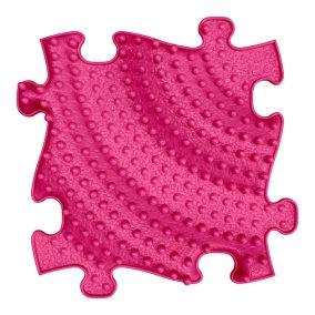   Muffik szenzoros ortopédiai szőnyeg puzzle twister pink - kemény