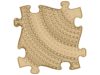 Muffik szenzoros ortopédiai szőnyeg puzzle twister bézs - kemény