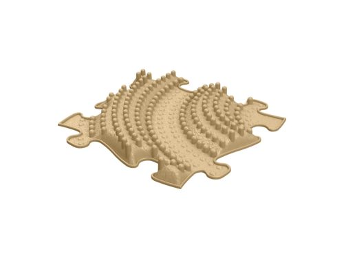 Muffik szenzoros ortopédiai szőnyeg puzzle twister bézs - kemény