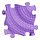 Muffik szenzoros ortopédiai szőnyeg puzzle twister lila - kemény