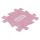 Muffik szenzoros ortopédiai szőnyeg  puzzle pasztell rózsaszín - puha