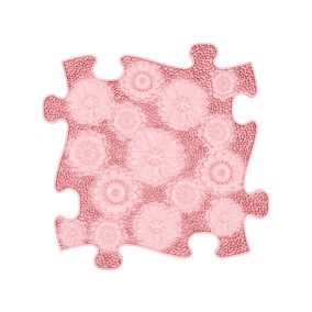   Muffik szenzoros ortopédiai szőnyeg rét puzzle rózsa - kemény