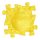 Muffik szenzoros ortopédiai szőnyeg puzzle süni sárga- kemény