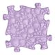 Muffik szenzoros ortopédiai szőnyeg kagyló puzzle lila - kemény