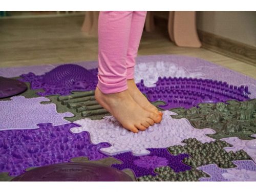 Muffik szenzoros ortopédiai szőnyeg puzzle tengerpart zöld- puha