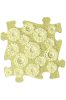 Muffik szenzoros ortopédiai szőnyeg puzzle rét pasztell sárga- puha