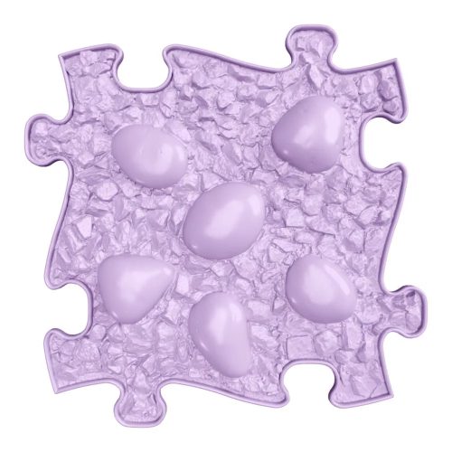 Muffik szenzoros ortopédiai szőnyeg dínó tojás puzzle lila - kemény
