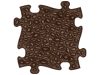 Muffik szenzoros ortopédiai szőnyeg kavicsok puzzle barna - kemény