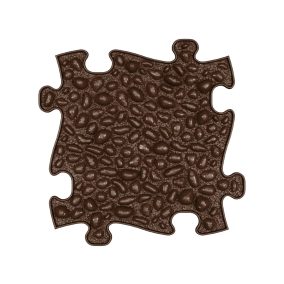   Muffik szenzoros ortopédiai szőnyeg kavicsok puzzle barna - kemény