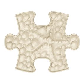   Muffik szenzoros ortopédiai szőnyeg mini tengeri csillag bézs - kemény