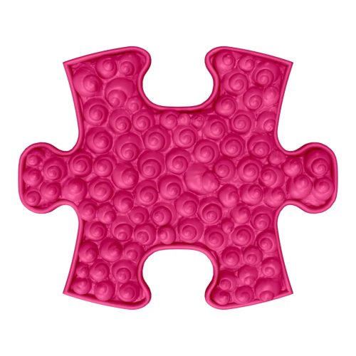 Muffik szenzoros ortopédiai szőnyeg mini csiga pink - kemény