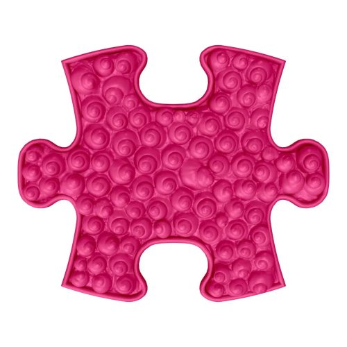 Muffik szenzoros ortopédiai szőnyeg mini csiga pink - kemény