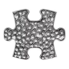   Muffik szenzoros ortopédiai szőnyeg mini csiga szürke - kemény