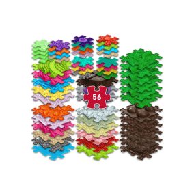 MUFFIK Diamond – Ortopédiai puzzle szőnyeg szett (56 db)