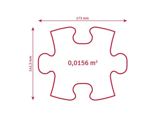 MUFFIK Diamond – Ortopédiai puzzle szőnyeg szett (56 db)