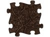 Muffik szenzoros ortopédiai szőnyeg puzzle gyökerek barna- puha