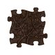 Muffik szenzoros ortopédiai szőnyeg puzzle gyökerek barna- puha