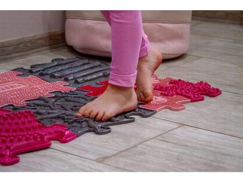 Muffik szenzoros ortopédiai szőnyeg puzzle gyökerek barna- puha