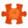 Muffik szenzoros ortopédiai szőnyeg mini rét puzzle narancs - puha