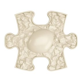   Muffik szenzoros ortopédiai szőnyeg mini dínó tojás bézs - kemény