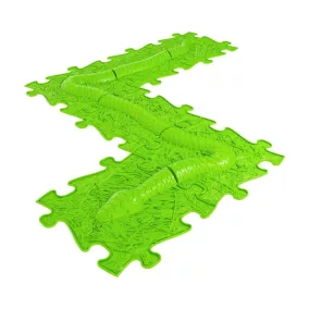   Muffik Ortopédiai Puzzle Szőnyeg - Kígyó Készlet, Lime, 6 db