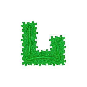   Muffik Ortopédiai Puzzle Szőnyeg - Kígyó Készlet, Zöld, 6 db