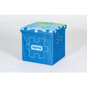 Muffik tároló doboz- Kék