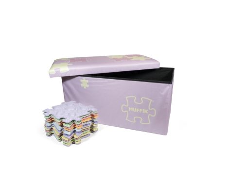 MUFFIK Tárolódoboz – nagy, pasztell rózsaszín