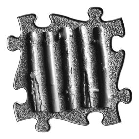   Muffik szenzoros ortopédiai szőnyeg puzzle ágacskák grafit- kemény