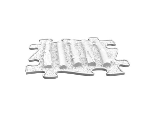 Muffik szenzoros ortopédiai szőnyeg puzzle ágacskák fehér- kemény