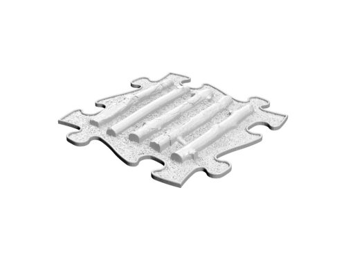 Muffik szenzoros ortopédiai szőnyeg puzzle ágacskák fehér- kemény