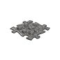   Muffik szenzoros ortopédiai szőnyeg puzzle - gesztenye  kemény szürke
