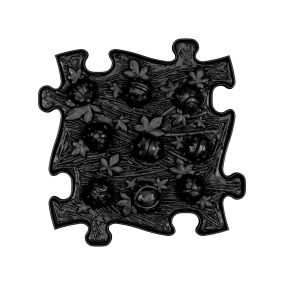   Muffik szenzoros ortopédia szőnyeg- Gesztenye Kemény Fekete