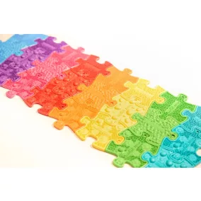 Muffik Szenzoros nano puzzle szett - szivárvány, 24 db-os
