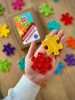 Muffik Szenzoros nano puzzle szett - szivárvány, 24 db-os