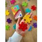 Muffik Szenzoros nano puzzle szett - szivárvány, 24 db-os