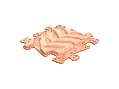 Muffik szenzoros ortopédia szőnyeg- Traktor Nyom -Pasztell narancs