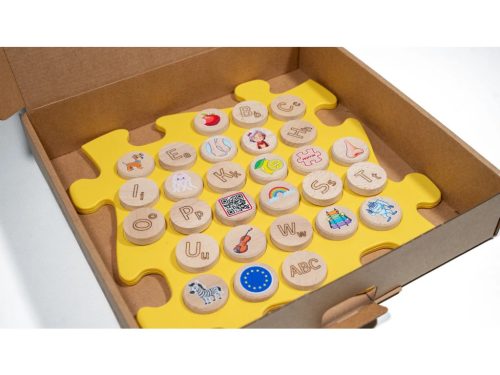 MUFFIK Érzékszervi Ortopéd Puzzle Szőnyeg – Német Ábécé