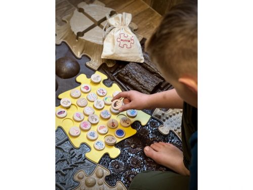 MUFFIK Érzékszervi Ortopéd Puzzle Szőnyeg – Német Ábécé